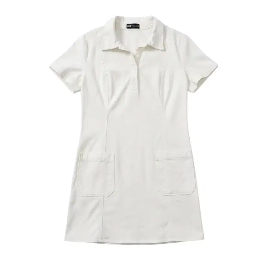 [BUNJANG] Zara Women's Short-Sleeve Collar Neck Dress with Pockets / 여성M추천/ 자라 포켓 카라넥 반소매 원피스