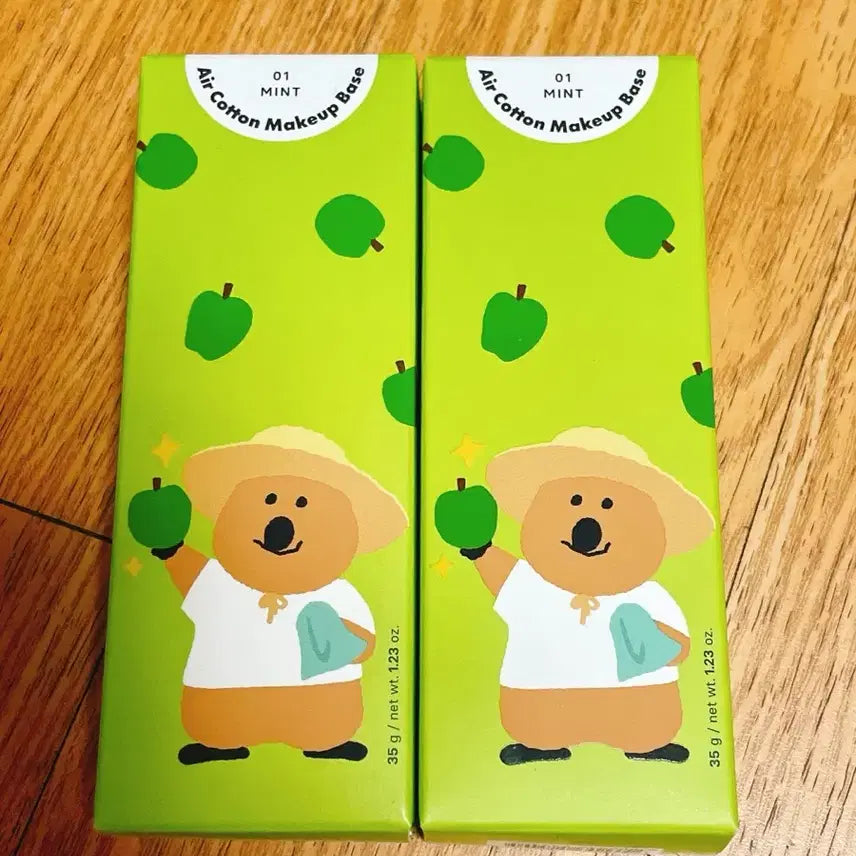 [BUNJANG] The Face Shop Air Cotton Makeup Base 01 Mint Set / 더페이스샵 에어코튼 메이크업 베이스 01 민트 세트