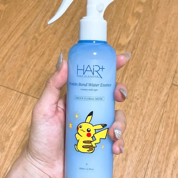 [BUNJANG] Hairplus Protein Bond Water Essence Pikachu Edition Green Floral Musk / 헤어플러스 단백질 본드 워터 에센스 그린 플로럴 머스크 피카츄 에디션
