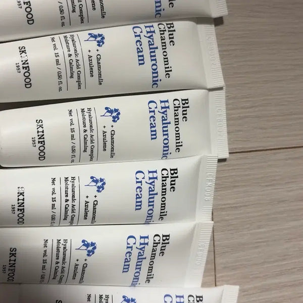 [BUNJANG] Skinfood Blue Chamomile Hyaluronic Cream Bundle Set / 스킨푸드 블루 캐모마일 히알루로닉 크림 일괄