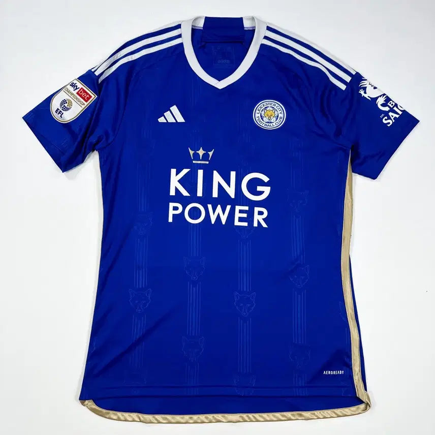 [BUNJANG] Adidas Leicester City 23-24 Season Jamie Vardy Jersey M / (M) 아디다스 레스터시티 23-24시즌 제이미 바디 유니폼