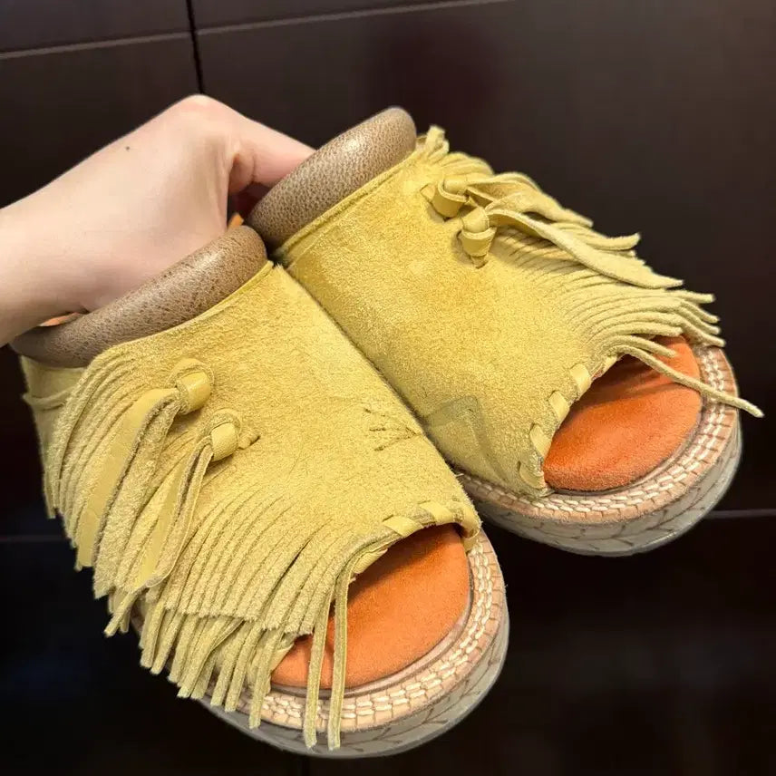 [BUNJANG] Capital Pueblo Rain Sabo Sandals / [3]캐피탈 푸에블로 레인 사보샌들