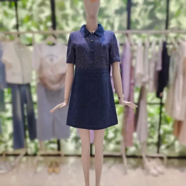 [BUNJANG] DEWL Denim Midi Dress / 듀엘 원피스
