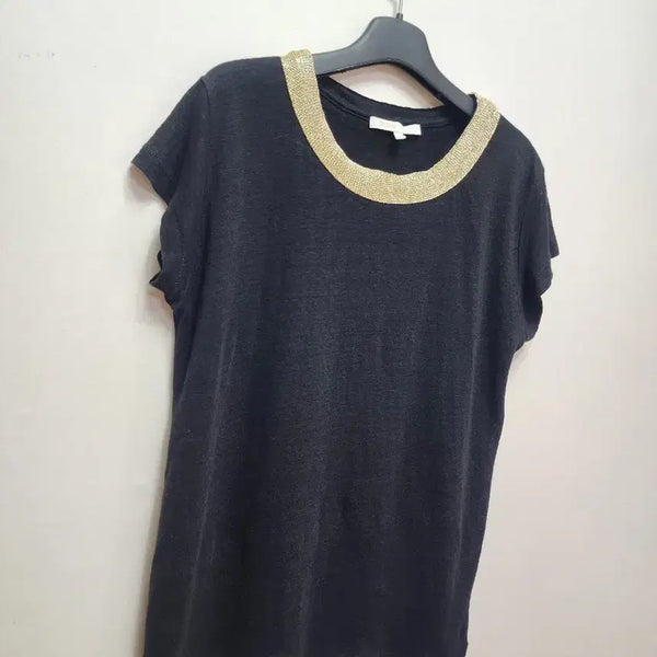 [BUNJANG] Maje Style 100% Linen T-Shirt / 마쥬스타일 린넨100 티셔츠