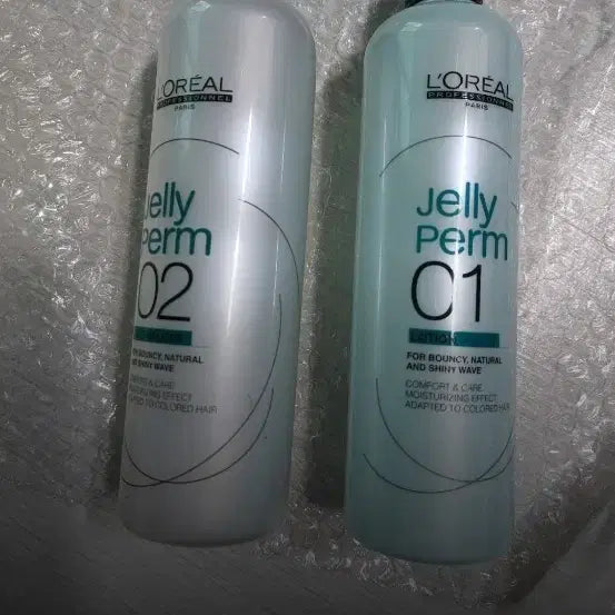 [BUNJANG] L'Oréal Jelly Perm 01 & 02 Self Perming Kit / 로레알 젤리펌 01, 02 셀프 파마약 세트 새상품