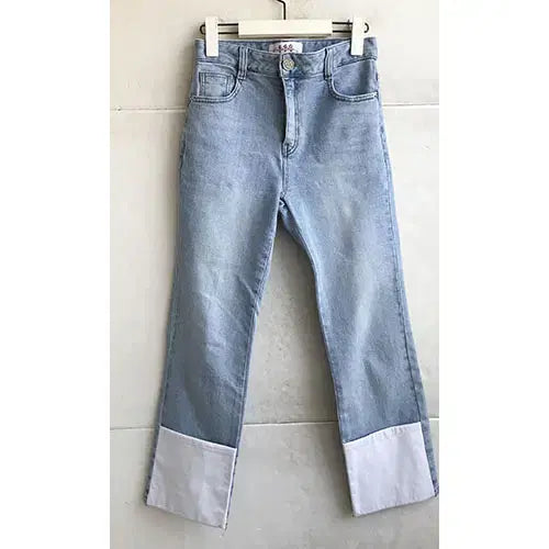 [BUNJANG] Egoist Women's Stretch Denim Cropped Pants Size 55 / 에고이스트 정품/2022 - 55/새거수준