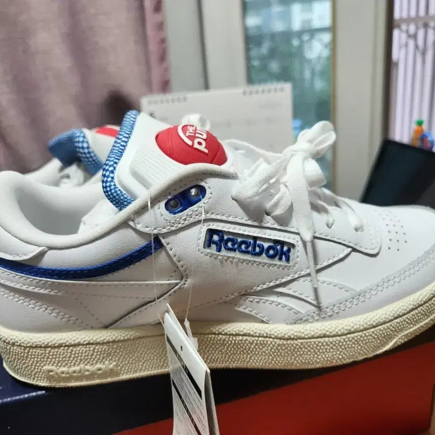 [BUNJANG] Reebok Club C 85 Pump White/Blue 245mm / (새상품) 리복 클럽 C 85 펌프 흰/파랑 245mm