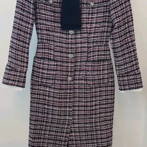 [BUNJANG] It Michaa Tweed Dress / 잇미샤 트위드원피스 호칭79-85-155