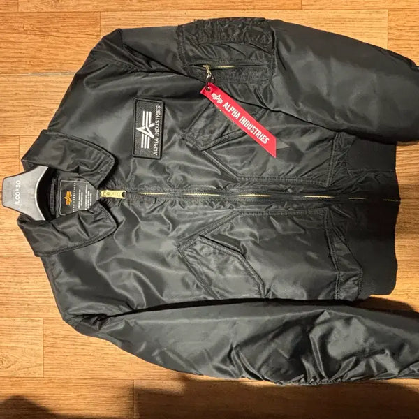 [BUNJANG] Alpha Industries CWU 45/P Flight Jacket Black / 알파인더스트리 CWU 45/P 플라이트 자켓 블랙