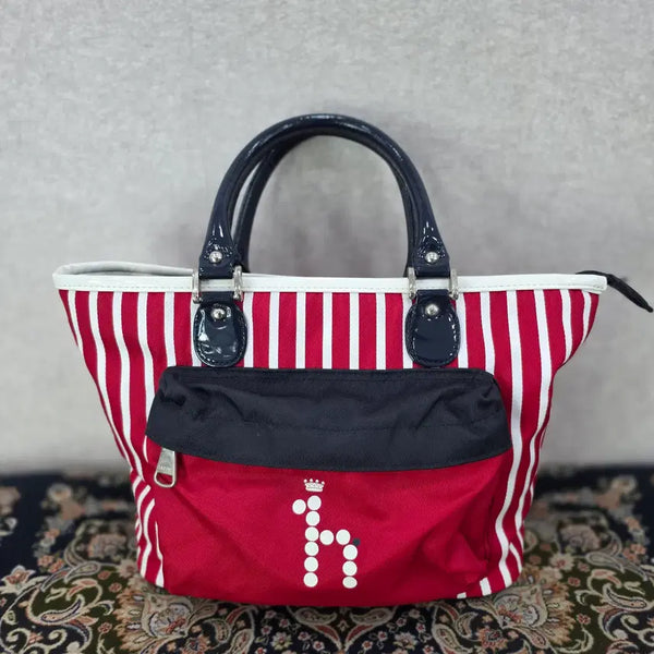 [BUNJANG] HAZZYS GOLF Stripe Tote Bag / HAZZYS GOLF 헤지스 골프 스트라이프 토트백