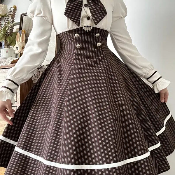[BUNJANG] NDC Lolita Dress + Hat Set / 미사용) NDC 로리타 원피스 + 모자 세트 디어마이러브