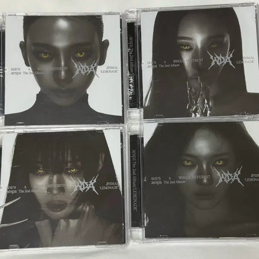 [BUNJANG] Aespa Mutant Ver. 4 Versions Sealed Album Set Karina Giselle Winter Ningning / 에스파 미개봉앨범 뮤턴트ver 4종 세트 카리나 지젤 윈터 닝닝