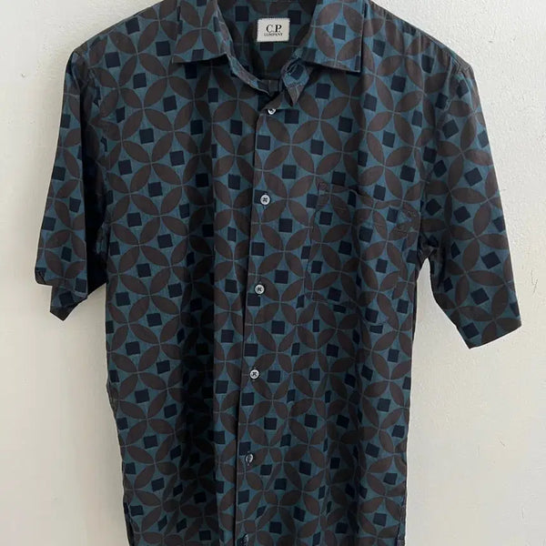 [BUNJANG] C.P. Company Pattern Short Sleeve Shirt / 씨피컴퍼니 패턴 반팔 셔츠