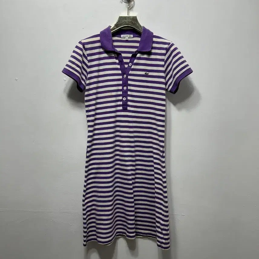[BUNJANG] Lacoste Striped Dress Size 95 / 라코스테 단가라 원피스 95사이즈
