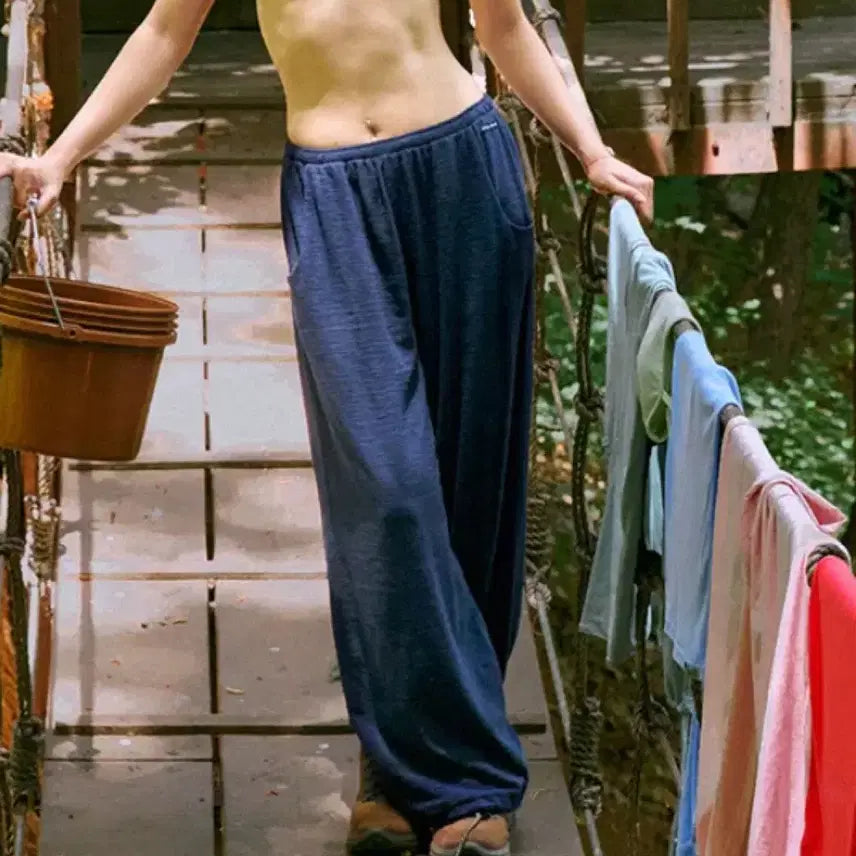 [BUNJANG] Mouvarm Shell Pants Navy S / 무브웜 shell팬츠 네이비 S