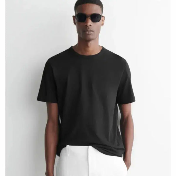 [BUNJANG] COS Cotton T-Shirt Black M / COS 코튼 티셔츠 블랙 M 새상품