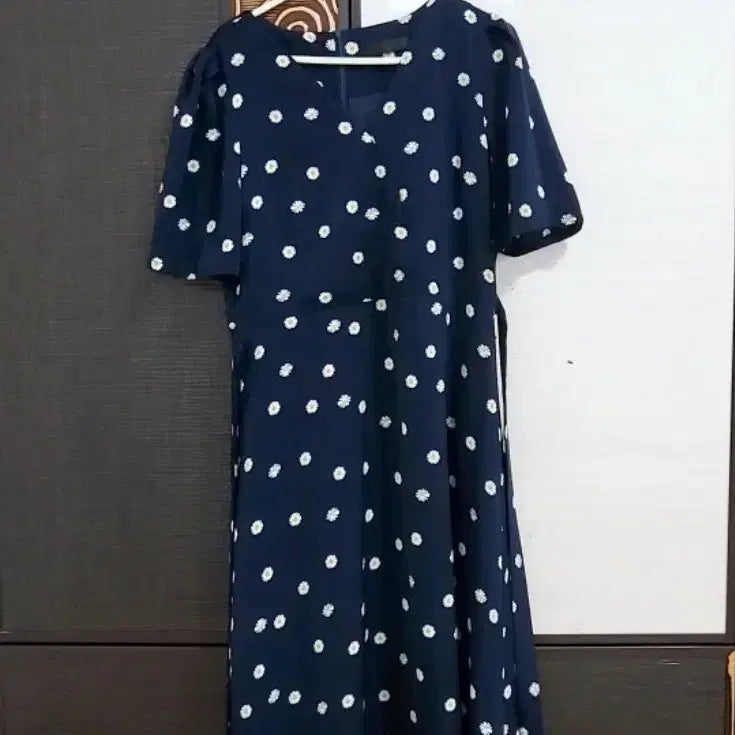 [BUNJANG] Women's Navy Blue Dress / 여성 보세 남색 원피스