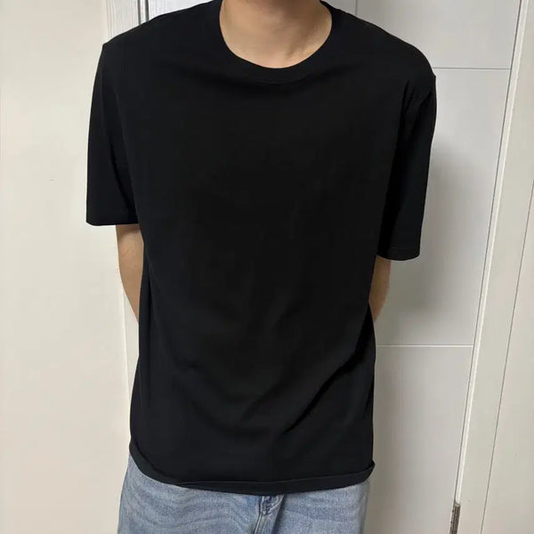 [BUNJANG] Musinsa Standard Black Short-Sleeve T-Shirt XL / 무신사 스탠다드 블랙 반팔 2XL / 세탁완료