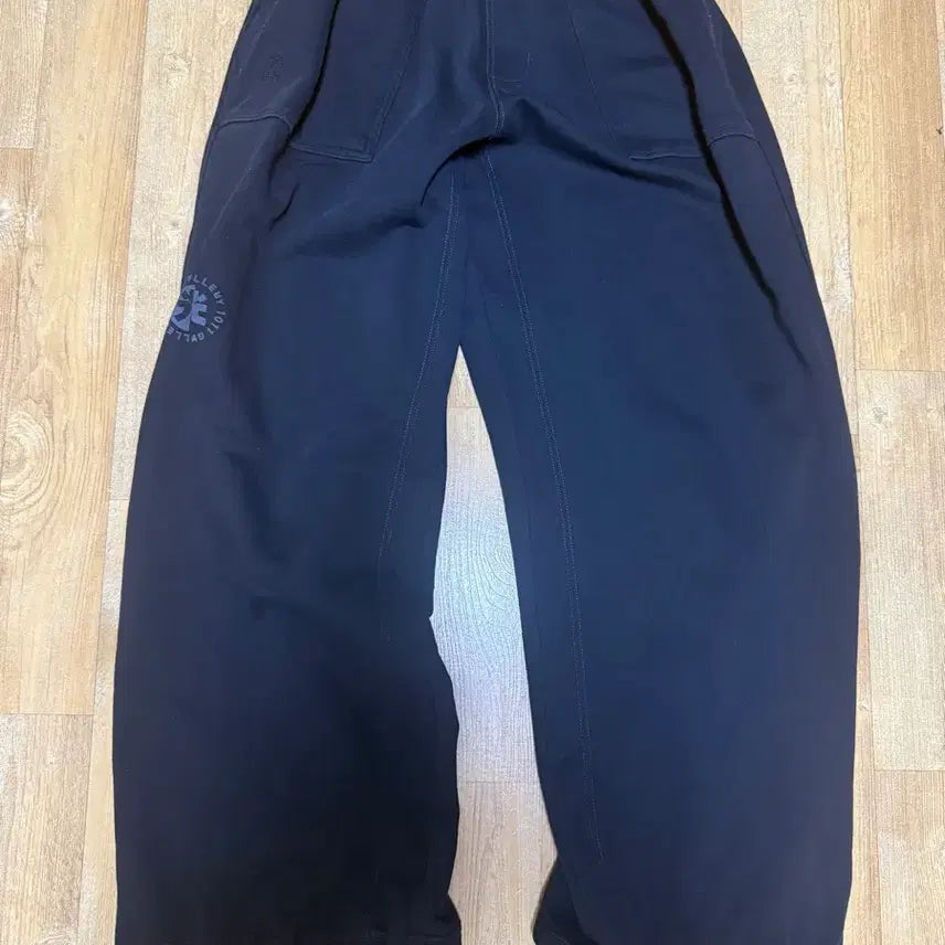 [BUNJANG] Politeu Perig Jean Bleached Black Fatigue Pants / [4]폴리테루 퍼티그팬츠 블리치드블랙