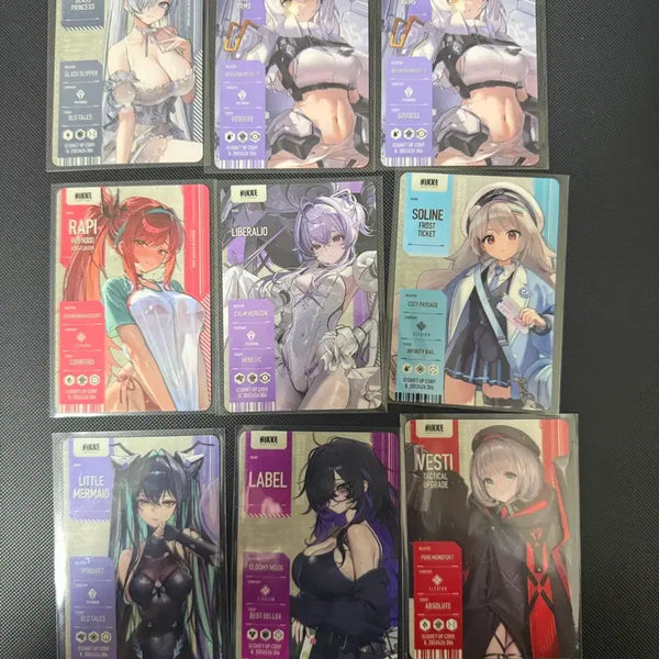 [BUNJANG] Nikke Metallic Pass Card Set / 니케 메탈릭패스 카드 판매