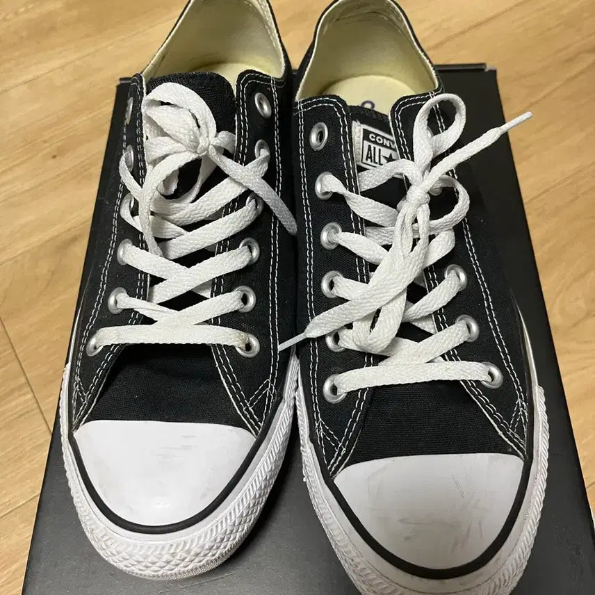[BUNJANG] Converse Black Low Top Sneakers 265mm / 컨버스화 블랙 로우 265