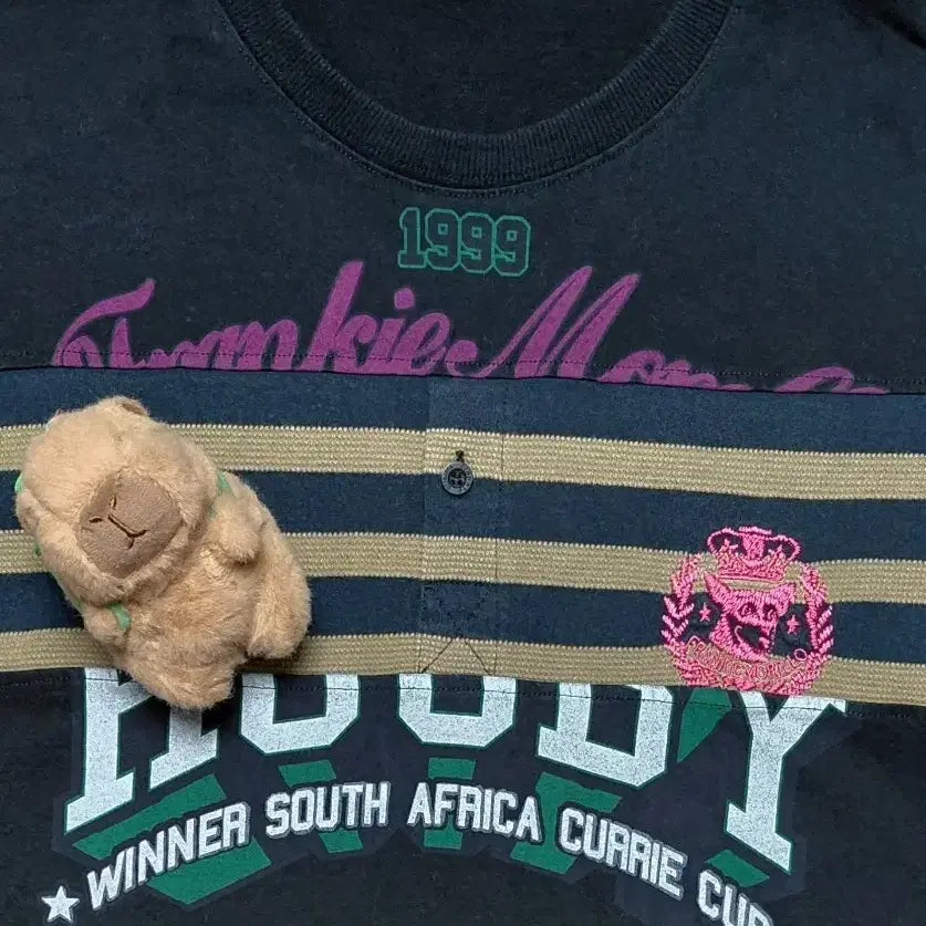 [BUNJANG] Frankie Morello Archive Embroidered T-Shirt / [Italy/M] 프랑키 모렐로 아카이브 자수 반팔티