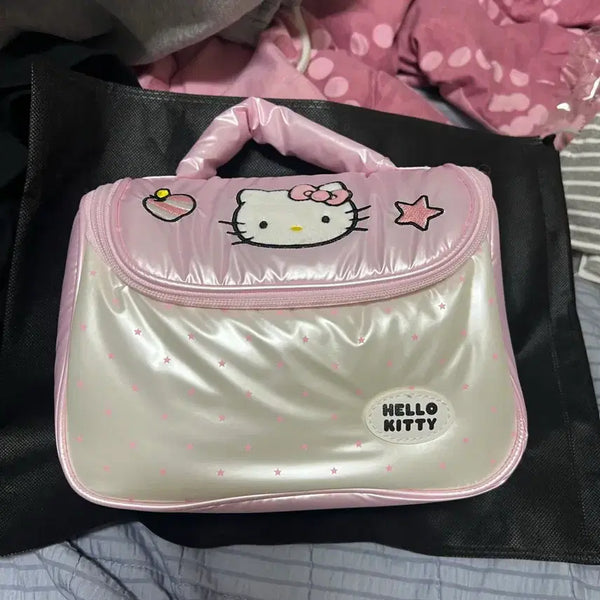 [BUNJANG] Hello Kitty Padded Pouch Bag / 헬로키티 키티 패딩 파우치 가방
