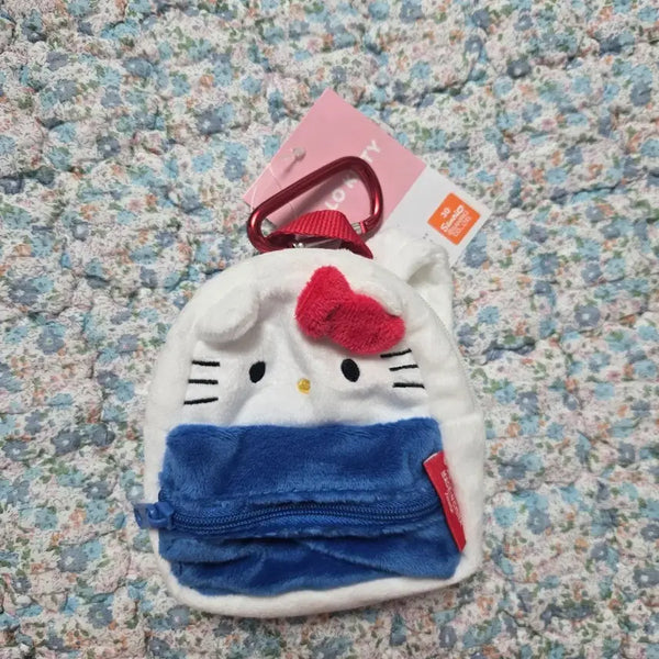 [BUNJANG] Sanrio Hello Kitty Backpack Coin Purse Card Holder Keychain / 산리오 헬로키티 백팩 카드지갑 키링