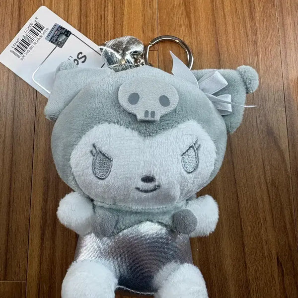 [BUNJANG] Silver Kuromi Charm Keychain / 실버 쿠로미 키링