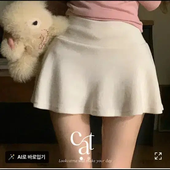 [BUNJANG] Lookcatme Knit Mini Skirt / 룩캣미 봄코디[ 모델찐추천템 / 실물보장 ] 니트 미니 스커트