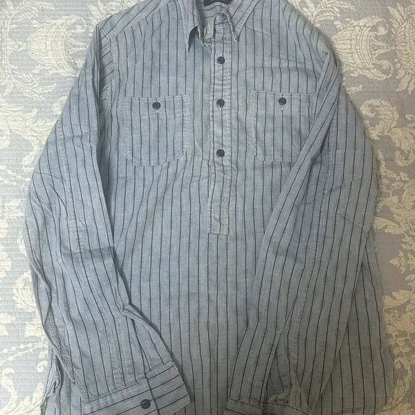 [BUNJANG] RRL Pullover Striped Shirt Size S / 더블알엘 RRL 풀오버 스트라이프 셔츠 S