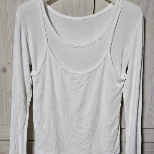 [BUNJANG] Gang Sisters Layered Long-Sleeve T-Shirt / 강자매 레이어드 긴팔 티셔츠