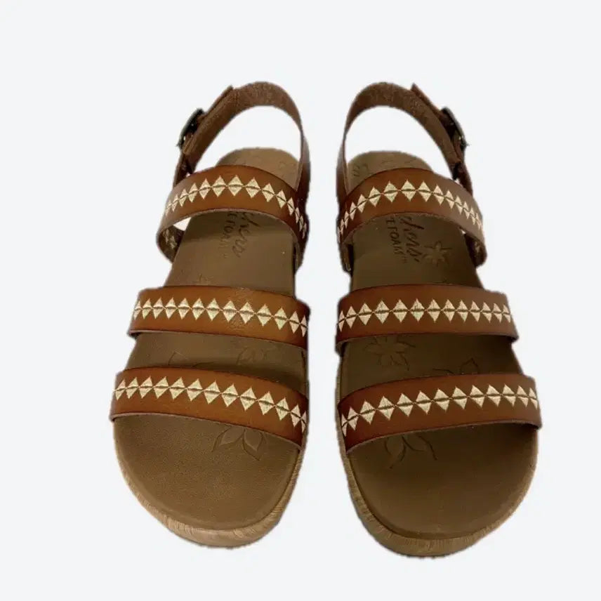[BUNJANG] Skechers Brown Sandals (Size 250) / (미착용) 스케쳐스 브라운 샌들 250
