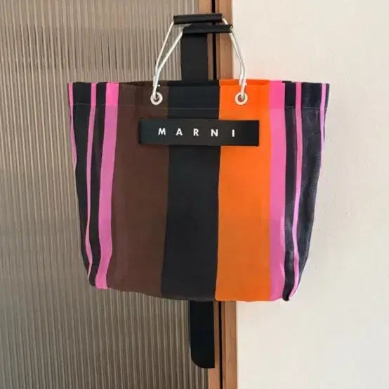 [BUNJANG] MARNI Stripe Tote Bag (Large) / 마르니 스트라이프 토트백
