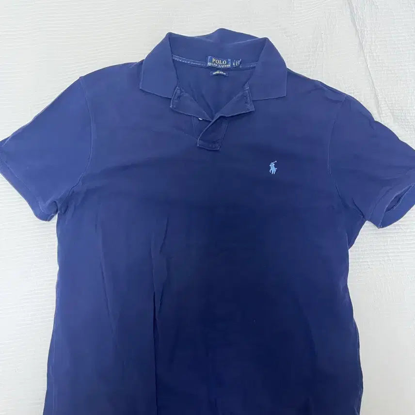 [BUNJANG] Polo Ralph Lauren Navy Polo Shirt / 폴로 랄프로렌 네이비 카라티