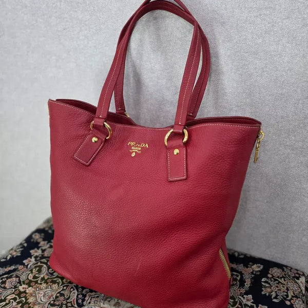[BUNJANG] Prada Vitello Daino Leather Tote Bag / 프라다 PRADA 비텔로 다이노 레더 토트백