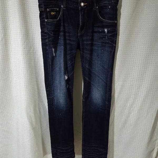 [BUNJANG] PLAC Jeans by PLACID WAVE Distressed Denim Pants / PLAC JEANS by PLACID WAVE 청바지 34