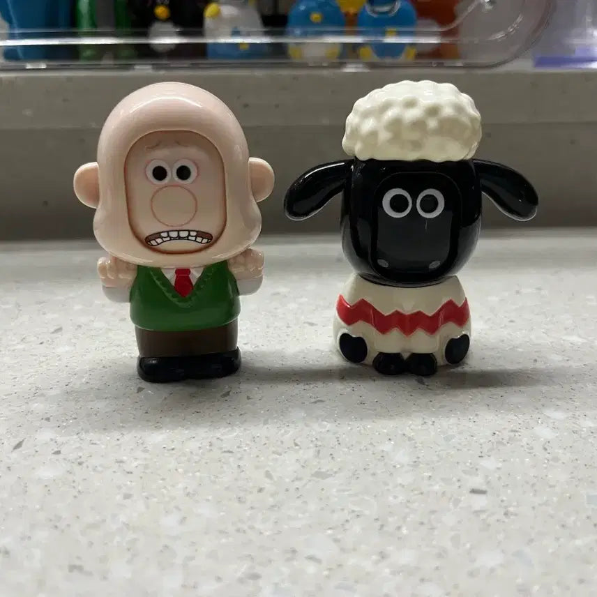 [BUNJANG] Wallace & Gromit Face Change Figure Set / 월레스와 그로밋 페이스체인지