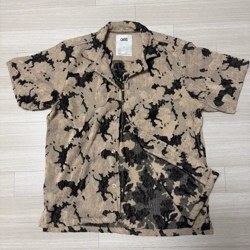 [BUNJANG] OAS Terry Short-Sleeve Shirt XL / OAS 테리 반팔 셔츠 XL (미착용 새제품)