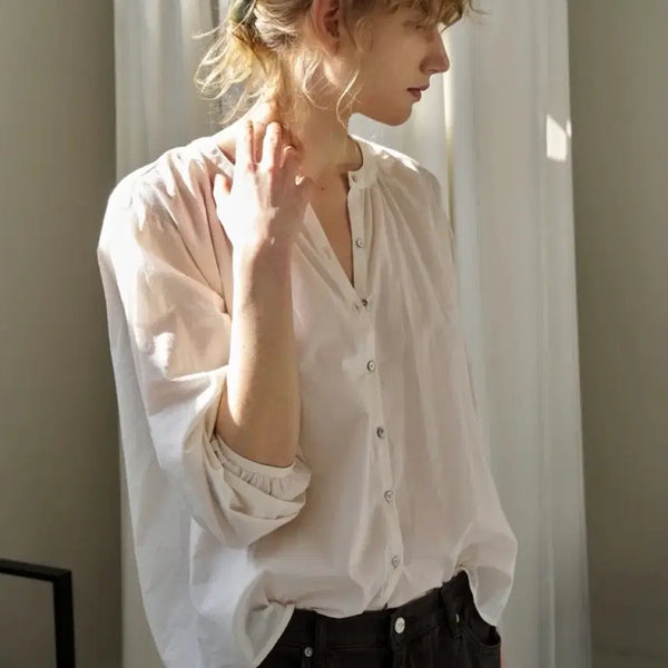 [BUNJANG] 108Pounds Ballet Blouse - Ivory / 108파운드 블라우스