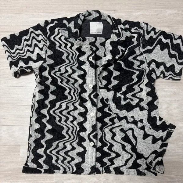 [BUNJANG] OAS Terry Short Sleeve Shirt XL / OAS 테리 반팔 셔츠 XL (미착용 새제품)