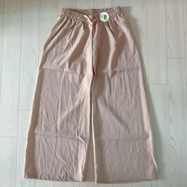 [BUNJANG] Women's Rayon Wide-Leg Pants, Free Size, New / (새상품)여성 인견통바지 프리사이즈