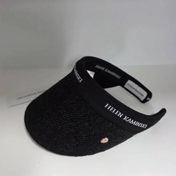[BUNJANG] Helen Kaminski Bianca Sun Cap All Black / [미사용] 여성 모자 선캡 헬렌카민스키 비앙카 올블랙