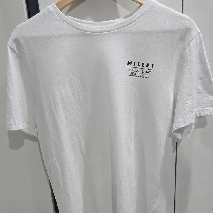 [BUNJANG] Millet White Short-Sleeve T-Shirt / 밀레 화이트 반팔티