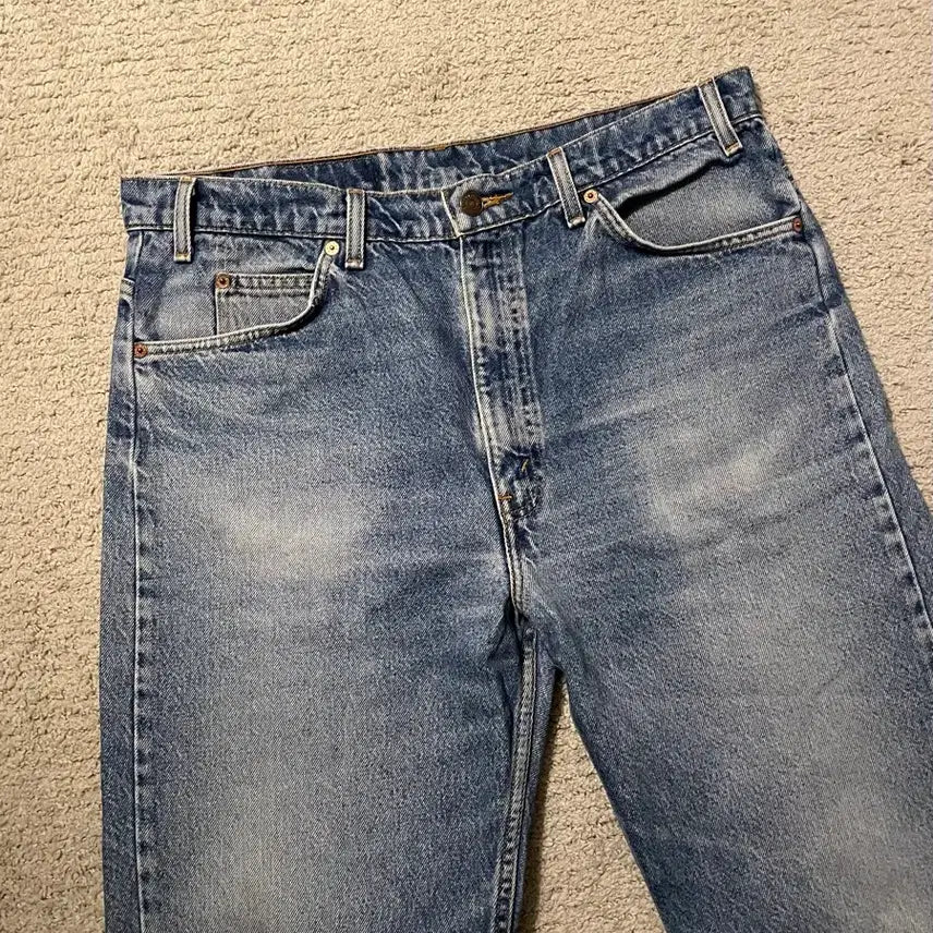 [BUNJANG] Levi's 505 Orange Tab 1996 Denim Jeans / 90s 리바이스 505 오렌지탭 데님 [38X34]