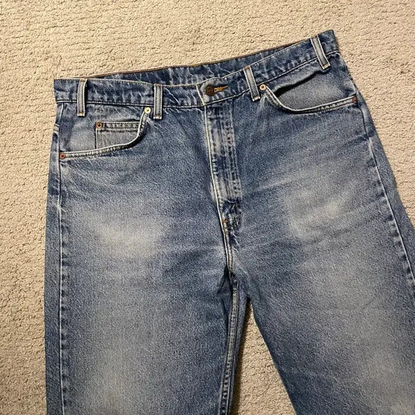 [BUNJANG] Levi's 505 Orange Tab 1996 Denim Jeans / 90s 리바이스 505 오렌지탭 데님 [38X34]