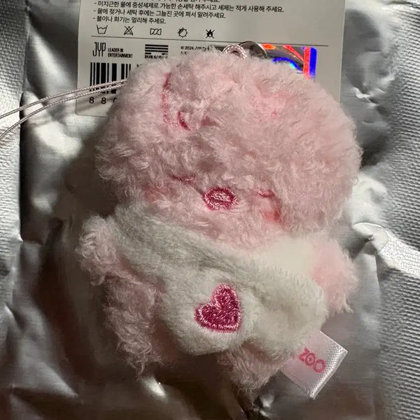 [BUNJANG] Stray Kids Ppoccari Genielet Strawberry Plush POB Photocard / 특전포카+스키즈 스키주 플러시 뽁아리 딸기