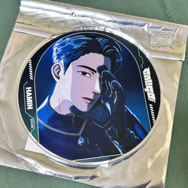 [BUNJANG] PlayV Gracatte Acrylic Coaster Hamin + Kalpatu Photobook (Unsealed) / 칼파투 포토북+플레이브 애니메이트 그라떼 아크릴 코스터 하민