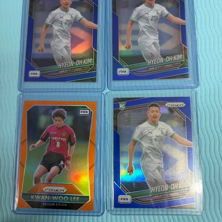[BUNJANG] Lee Gwan Woo, Kim Hyun Oh Soccer Player Cards / 대전 이관우,김현오 카드 판매합니다
