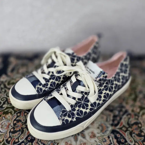 [BUNJANG] Kate Spade Kaia Floral Sneakers / 케이트 스페이드KATE SPA 카이아 플로럴 스니커즈